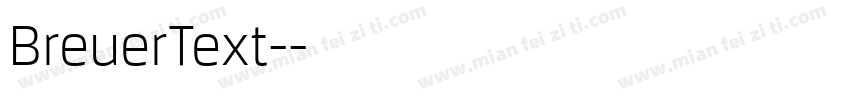 BreuerText-字体转换