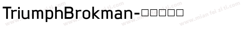 TriumphBrokman字体转换