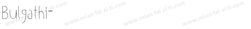 Bulgathi字体转换
