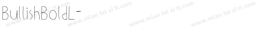 BullishBoldL字体转换