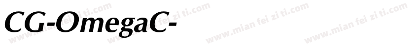 CG-OmegaC字体转换