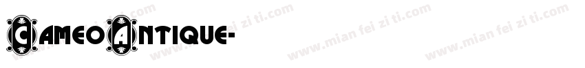 CameoAntique字体转换