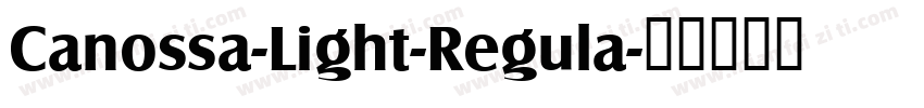 Canossa-Light-Regula字体转换