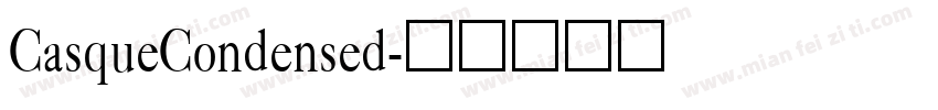 CasqueCondensed字体转换