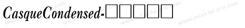 CasqueCondensed字体转换