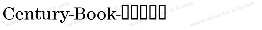 Century-Book字体转换