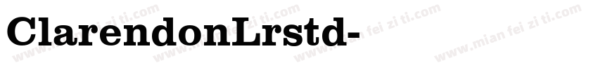 ClarendonLrstd字体转换