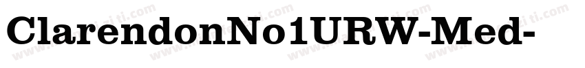 ClarendonNo1URW-Med字体转换