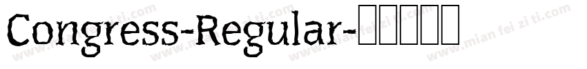 Congress-Regular字体转换