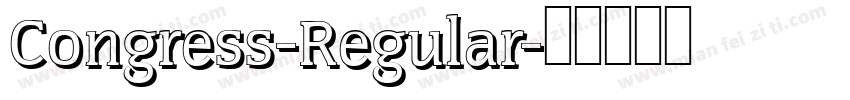 Congress-Regular字体转换