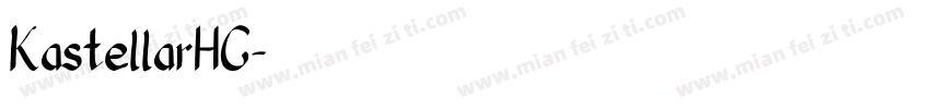 KastellarHC字体转换
