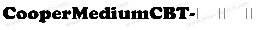 CooperMediumCBT字体转换