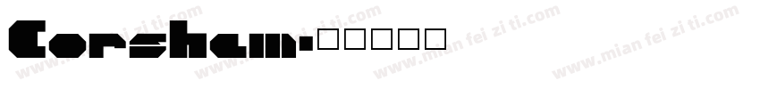 Corsham字体转换