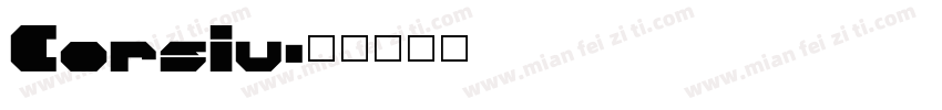 Corsiv字体转换