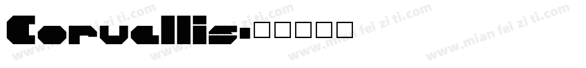 Corvallis字体转换