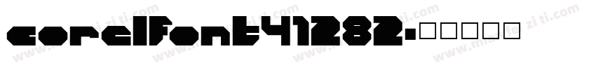 corelfont41282字体转换