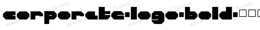 corporate-logo-bold字体转换