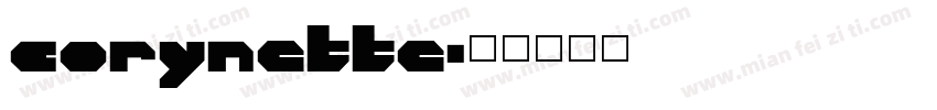 corynette字体转换