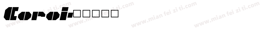 Coroi字体转换