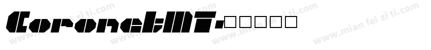 CoronetMT字体转换