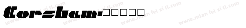 Corsham字体转换