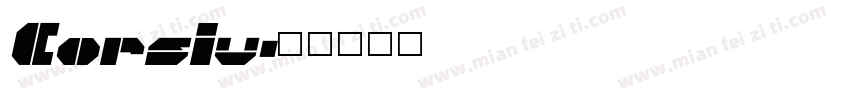 Corsiv字体转换