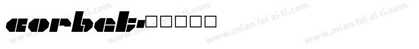 corbet字体转换
