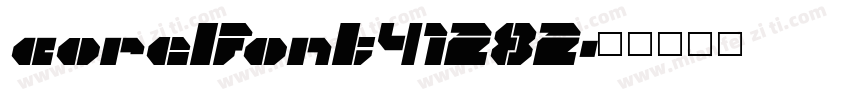 corelfont41282字体转换