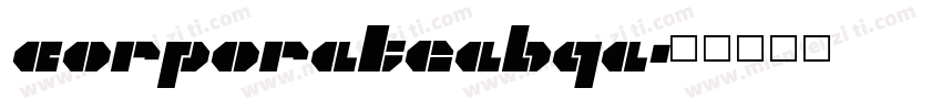corporateabqa字体转换