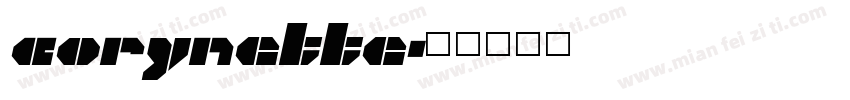 corynette字体转换