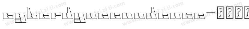 cyberdynecondense字体转换