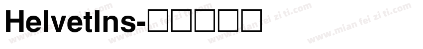 HelvetIns字体转换