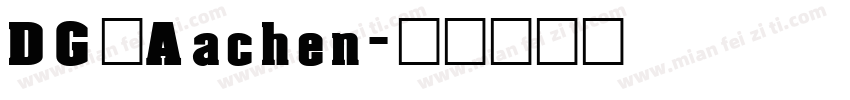 DG_Aachen字体转换