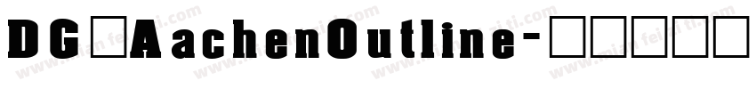 DG_AachenOutline字体转换