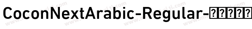 CoconNextArabic-Regular字体转换