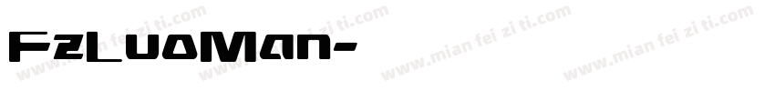 FzLuoMan字体转换