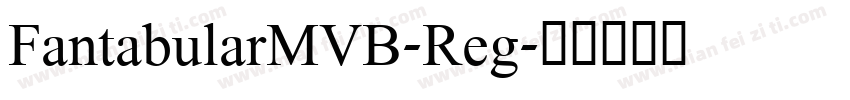 FantabularMVB-Reg字体转换
