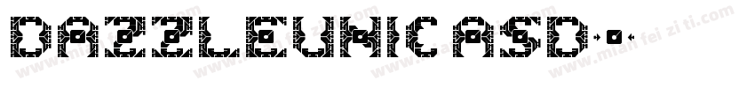 DazzleUnicasd字体转换