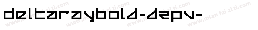 DeltaRayBold-dZpV字体转换