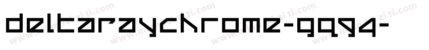 DeltaRayChrome-gq94字体转换