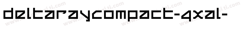 DeltaRayCompact-4Xal字体转换