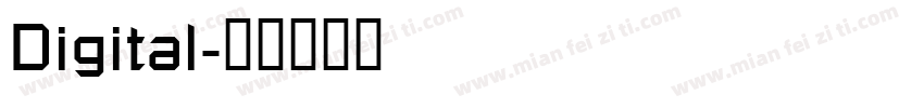 Digital字体转换