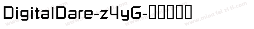 DigitalDare-z4yG字体转换
