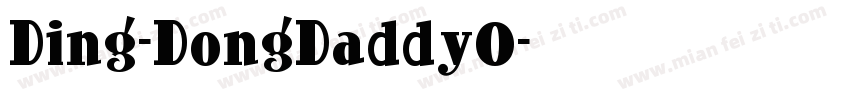 Ding-DongDaddyO字体转换