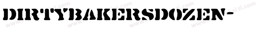 DirtyBakersDozen字体转换