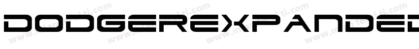 DodgerExpanded-0ZAP字体转换