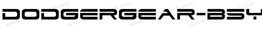 DodgerGear-B5yV字体转换
