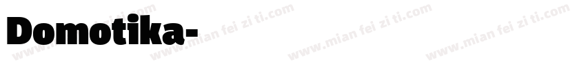 Domotika字体转换