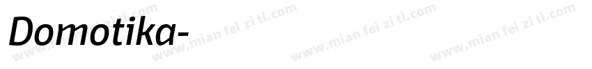 Domotika字体转换