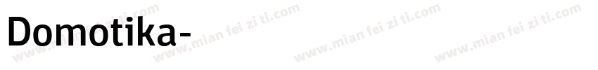 Domotika字体转换